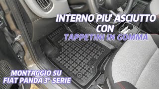 Tappetini MTM in gomma per la panda recensione vlog [upl. by Eimar377]