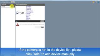 How to use ONVIF device manager to test camera [upl. by Anuaik]