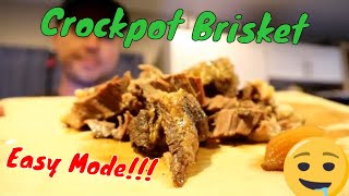 How to make Beef Brisket in the crock pot Super Easy and Tender [upl. by Bekaj951]