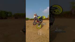 Full Josh Wale Stunts 🔥💪 shorts josh ktm wheelie power [upl. by Anwahsiek771]