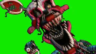 Nightmare Mangle Jumpscare Ucn Green Screen [upl. by Eniamahs51]