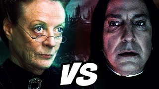 Snape VS McGonagall Who Is MORE Powerful  Harry Potter Theory [upl. by Trueman]