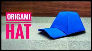 Origami Hat  Origami tutorial  Paper craft [upl. by Htieh]