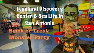 Halloween Fun at Legoland Discovery Center amp Sea Life in San Antonio [upl. by Gauldin]