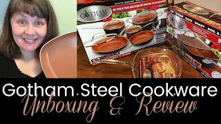 Gotham Steel Cookware Unboxing and Review [upl. by Maryann]