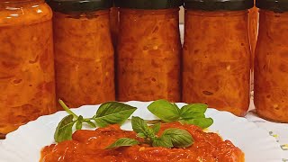 ZIMNICA CEPKANI AJVAR RECEPT ZA SVA VREMENA [upl. by Mountfort]