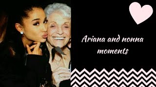 Ariana Grande amp nonna moments [upl. by Nilrac843]