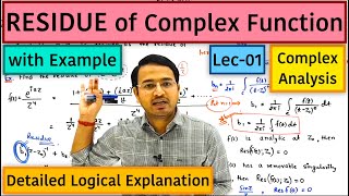 Residue of a Complex Function Part1 [upl. by Newob1]