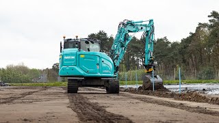 Kobelco SK85MSR2PB voor Traycon Projecten BV [upl. by Carlene]