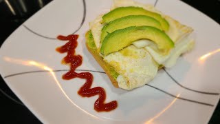 5 minutes avocado toast with egg Healthy amp Easy breakfast recipe 5minutesrecipes fypシ゚viral [upl. by Harneen]