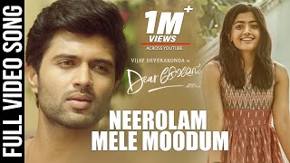 Neerolam Mele Moodum Video Song  Dear Comrade Malayalam  Vijay DeverakondaRashmikaBharat Kamma [upl. by Onnem]