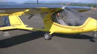 Earthstar Electric EGull 2000 Flight at the Arlington AirShow 2012 [upl. by Yanahc]