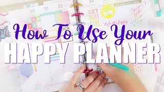 How To Use Your Happy Planner  A Beginners Guide [upl. by Nairrad]