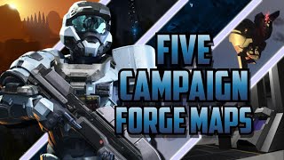 Five HUGE Campaign Forge Maps You MUST Play  Halo Infinite Spotlight [upl. by Eirual760]