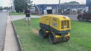 HowTo Use a Walk Behind Trench Roller Northside Tool Rental [upl. by Ttezzil]