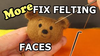 5 Tips on Needle Felting EYES MOUTHS and FACE DETAILS for Beginners [upl. by Sialac]