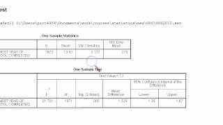 hypothesis testing SPSS [upl. by Ennayelsel]