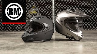 GMax GM11D Dual Sport Motorcycle Helmet [upl. by Chadd591]