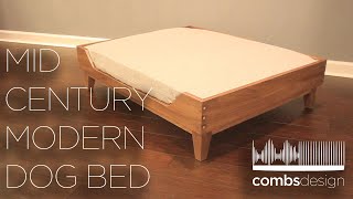 DIY Modern Dog Bed  Woodworking [upl. by Niamreg914]