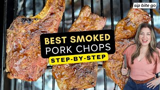 How To Smoke Traeger Pork Chops [upl. by Nylanej]