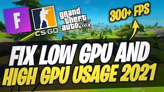 How To Fix 100 CPU Usage amp Low GPU Usage While Gaming ✅ Windows 10 Gaming Performance [upl. by Lilli]