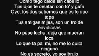 Plan B Ft Tego Calderon  Es Un Secreto Remix Letra Lyrics [upl. by Ivory]