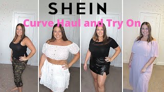 Shein Curve Haul and Try On  New Summer Fashion Plus Swimwear 2020  Size 1416 [upl. by Yraht823]