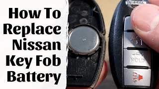 How to replace battery in Nissan key fob [upl. by Aehsila]