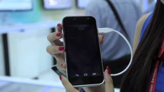 ZTE Grand X LTE T82 Android Smartphone at CommunicAsia 2012 [upl. by Eimaraj]