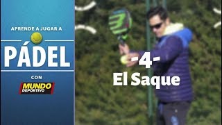 Aprende a jugar a Pádel con MD El Saque [upl. by Aerdnaek]