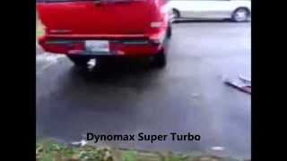 Muffler sound comparison Dynomax super turbo vs Ultra Flo [upl. by Hays431]