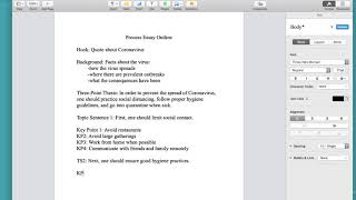 Writing a Process Essay Outline Step by Step [upl. by Thaxter]