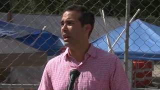 Commissioner Bush Speaks at Alamo Archaeological Dig  August 4 2016 [upl. by Shererd]