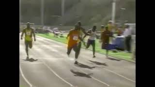 Obadele Thompson 100m wins 969w at El Paso Texas 1996 [upl. by Tobie]