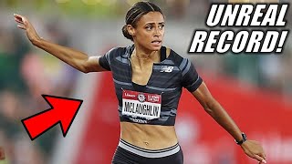 IVE NEVER SEEN ANYTHING LIKE THIS  An Absolutely Epic World Record From Sydney McLaughlin [upl. by Morie]