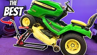 BEST Riding Lawn Mower Jack on Amazon Pro Lift Review and Testing [upl. by Oniram]