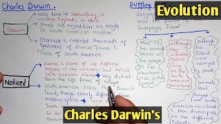 Journey Of Charles Darwin  Theory Of Natural selection  Class 12 Biology [upl. by Gausman]