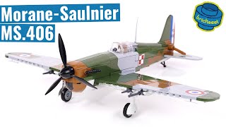 French MoraneSaulnier MS406  COBI 5724 Speed Build Review [upl. by Yanaj]