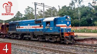 Part45 Scrapped ALCo locomotives  5 in 1 WDM3A and WDG3A during their Service Days [upl. by Amin]