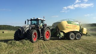 Luzerne 2020 ☘️ Premières bottes pour la nouvelle KRONE HDPII de lETA La Louvière  FENDT 942 ⚫️🔴 [upl. by Rep691]