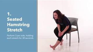 How to Stretch at Work  Health Coach  Real Simple [upl. by Atteynod]