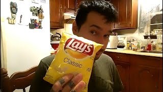 LAYS Classic Potato Chips  FritoLay Food Review [upl. by Reeva]