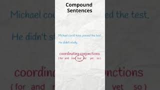 Compound Sentences in englishgrammar shorts [upl. by Kris]