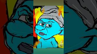 Grouchy Smurf Drawling By Kyshawn Smith ￼Artist Subscribe [upl. by Normie769]