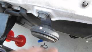 DIY Install an Air horn train horn for Toyota Corolla [upl. by Idham]