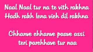 Heer Lyrics HD  Jab Tak Hai Jaan  ft Harshdeep Kaur  AR Rahman [upl. by Fiertz]