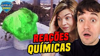 VÍDEOS DE REAÇÕES QUÍMICAS INCRÍVEIS  EXPERIMENTOS BIZARROS [upl. by Nylirad309]