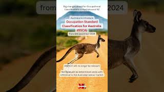 Big changes ahead for Occupational Classifications in Australia and NZ OSCA being introduced [upl. by Atlanta]