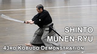 Shinto Munenryu Kenjutsu  43rd Japanese Kobudo Demonstration 2020 [upl. by Kemeny]