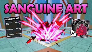 A Complete Guide to Sanguine Art  Tips amp Tricks Blox Fruits [upl. by Ainat]